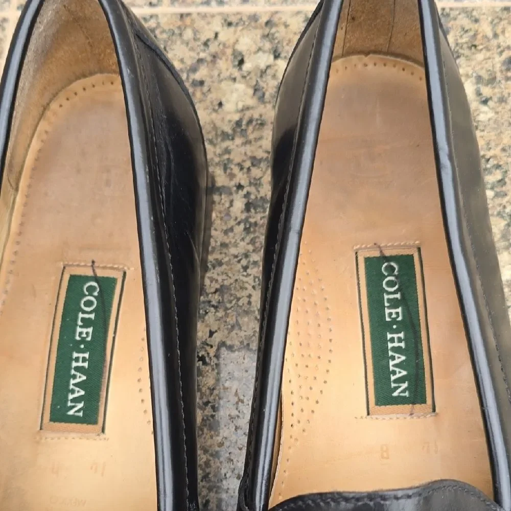 Cole Haan Classic Black Tassel Loafers
